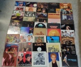 44 Vintage Rock and Roll Vinyl Record Albums and 3 Cassette Set