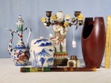 5 Pcs Asian Decorative Porcelains