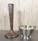 2 Pcs. Metalware incl. Silvercrest Vase & Berndorf Cup