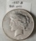 1927-S US Silver Peace Dollar, Key Date