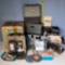 4 Vintage Movie and Slide Projectors with Manuals and Boxes