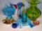 Retro Vintage Art Glass Vases, Bowls and Figures