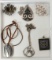 Mid Century Jewelry Lot incl. Sterling Silver David Anderson Pin