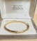 Vintage 14k Gold Bangle Bracelet