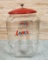 Lance Store Counter Top Glass Jar with Orig. Lid