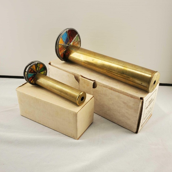 2 Hand Made Kaleidoscopes