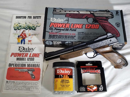 Daisy Power Line Model 1200 BB Pellet Pistol with Box and Papers