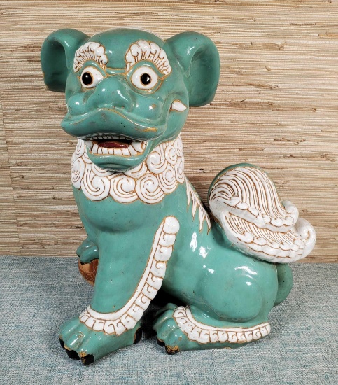 Garden Pottery Foo Dog