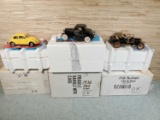 3 Franklin Mint 1:24 Scale Diecast Cars w/ Orig. Boxes