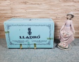 Lladro Flowers in the Basket Figurine with Box