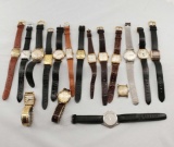Lot Of 17 Art Deco Mens Working Watches