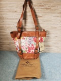 Patricia Nash Heritage Collection Floral Leather Tote New with Tags