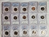 10 2005-S PCGS PR69DCAM State Quarters (2 Sets) and 5 MS68SF mixed D&P Set