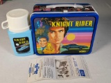 Knight Rider Metal Lunch Box with Thermos and Papers Near Mint 1983