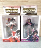 2 Ame-Comi Action Figures New in Box - Harley Quinn & Huntress