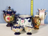 6 Pcs Nippon, Satsuma and Fine Porcelains