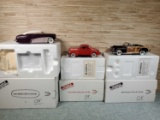 3 Danbury Mint 1:24 Diecast Cars w/ Orig. Boxes