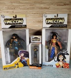 3 Ame-Comi Action Figures New in Box - Artemis, Hawkgirl, & Power Girl