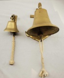 Two Brass Ship Bells