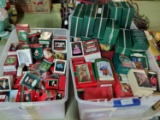 2 Giant Tubs FULL of Hallmark Ornaments in Original Boxes