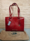 Brahmin Anywhere Tote in Carmin Red New with Tags