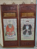 Pair Of Framed Chinese Emperor And Empress
