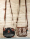 2 Gently Used Leather Crossbody Bags