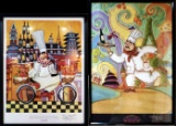 2 Signed Epcot International Food & Wine Festival posters