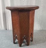 Moroccan Side Table With Star Inlay Top