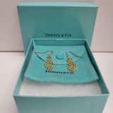 18K Yellow Gold 750 T&Co. Tiffany & Co. Bead Fringe Earrings w/ Orig. Bag & Box