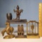 3 Pairs Bookends Incl B&H and as is Trick Dog Mechanical Bank