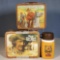 1978 How The West Was Won Lunch Box and Thermos and 1972 Gunsmoke Lunch Boxes