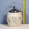 Wavecrest Biscuit Jar with Silver Plate Mount