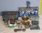 Vintage Chinese Embossed Enamel On Brass and Champleve Tablewares