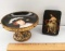 2 Hand Painted Miniature Portrait Paintings Of Young Women