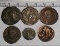 6 Ancient Roman Coins Incl 260 AD Gallienus Antoninius Bronze Billon