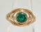 Vintage 10k Gold Emerald Ring