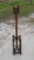 Oak Arts And Crafts Umbrella Stand Coat/Hat Rack