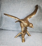 Large Brass Eagle Sculpture