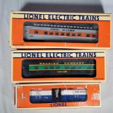 3 Lionel Train Cars In Original Boxes