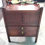 Large 19th Century Mahogany Bedside Commode