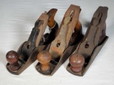3 Antique Wood Carpenter's Planes