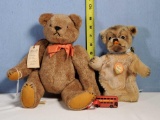 Steiff Mopsy Mohair Dog Puppet and 13