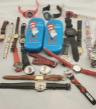 Lot Of 17 Character Watches