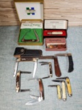 12 Vintage Pocket Knives