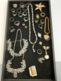 Tray of Sterling Silver & Gold Filled Jewelry