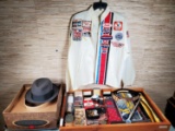 Vintage Men's Lot - Hat, Belt, Cufflinks, & Much More