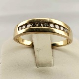 14K Yellow Gold & Diamond Ring