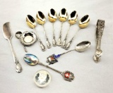 12 Pieces Of Collectible Silver & 1 Half Dollar