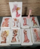 Thomas Kinkade Pink Breast Cancer Awareness Figurines